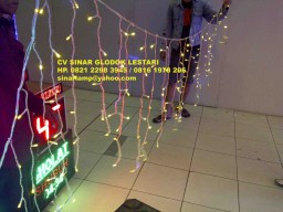 Lampu LED Tirai Hias Dekorasi