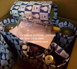 Lampu pijar 500 watt e40 Cyber