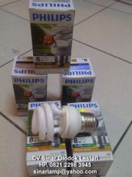 Lampu Philips Tornado 8 watt