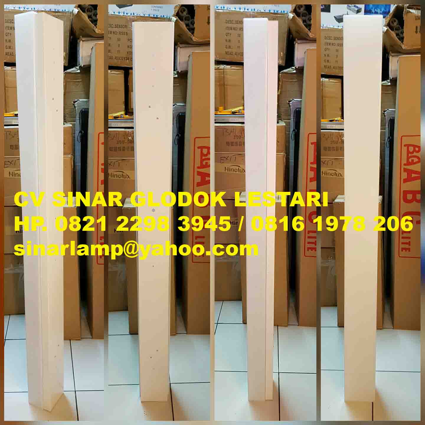 Kap Lampu TL 36 watt GMS Susu