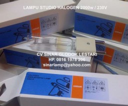 Lampu Studio Halogen Optic 230V 2000W OSRAM Lampu Studio Halogen Optic 230V 2000W OSRAM
